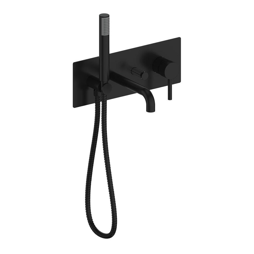 Vogt Worgl Wall Mount Tub Filler - Matte Black