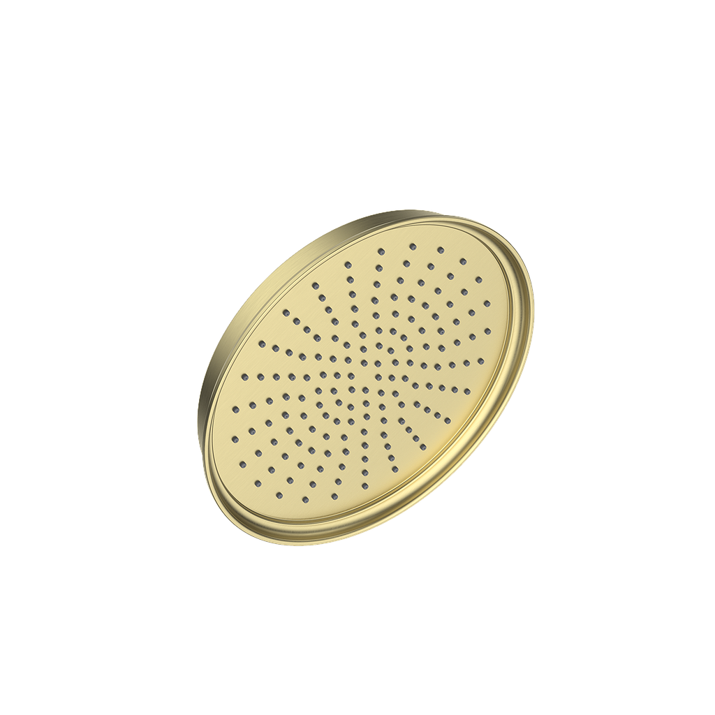 Vogt Zehn 12" Brass Shower Head - Brushed Gold