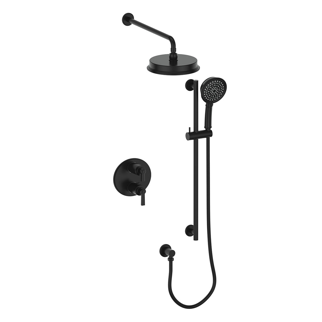 Vogt Zehn 2-Way TH Shower Kit - Lever Handle (Z1) / Matte Black
