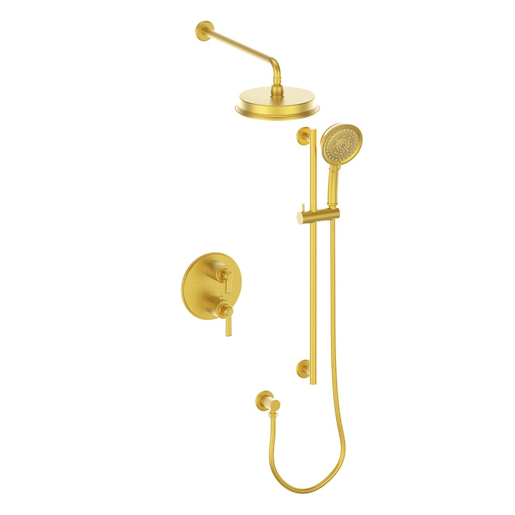 Vogt Zehn 2-Way TH Shower Kit - Lever Handle (Z1) / Brushed Gold