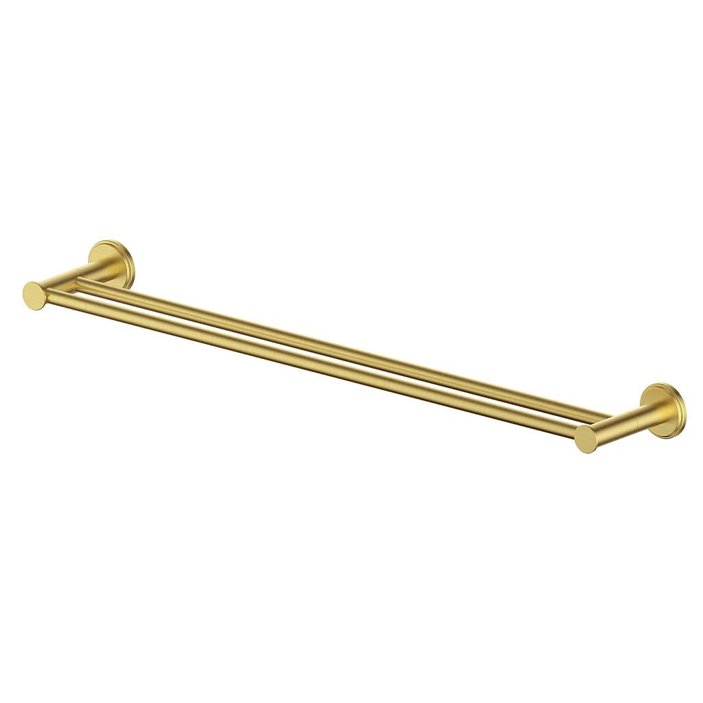 Vogt Zehn 24" Double Towel Bar - Brushed Gold
