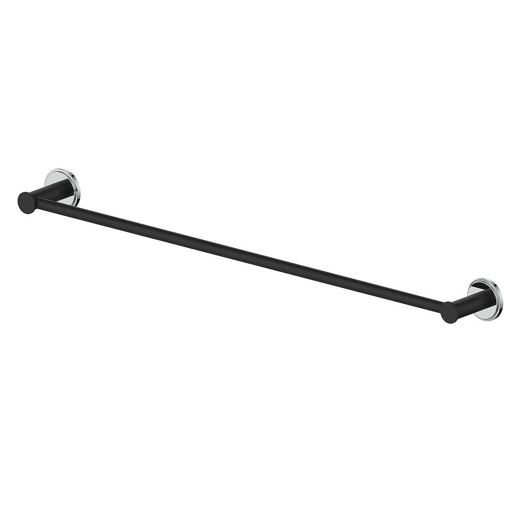 Vogt Zehn 24" Single Towel Bar - Chrome/Matte Black