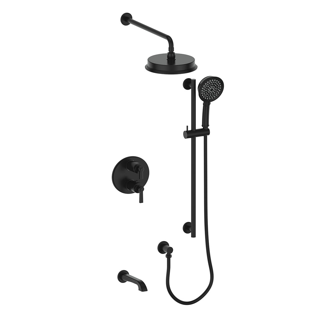 Vogt Zehn 3-Way TH Shower Kit - Lever Handle (Z1) / Matte Black