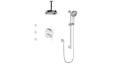 Vogt Zehn 3-Way TH Shower Kit with Body Jets and 6" Ceiling Arm - Lever Handle (Z1) / Chrome