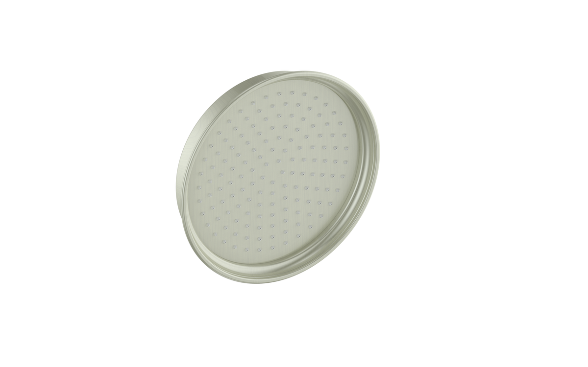 Vogt Zehn 8" Brass Shower Head - Brushed Nickel