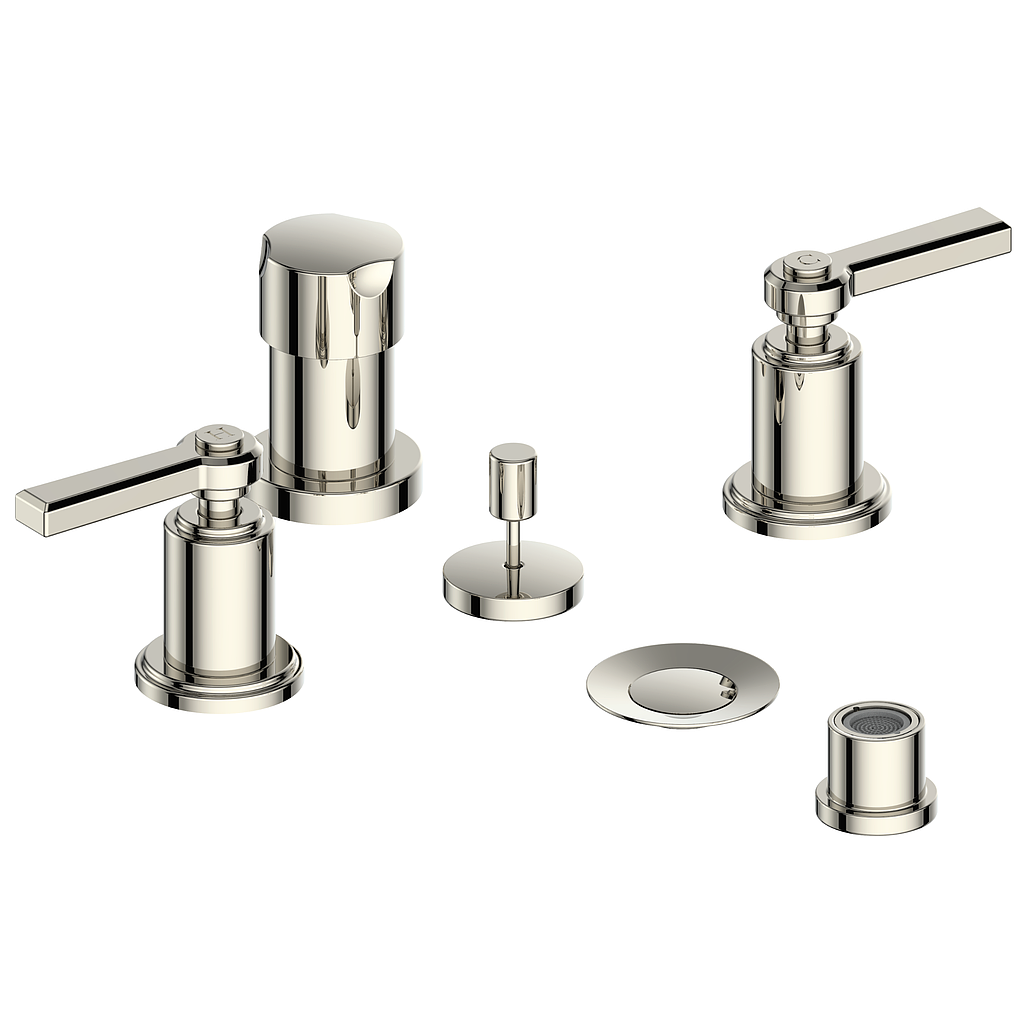 Vogt Zehn Bidet - Lever Handle (Z1) / Polished Nickel