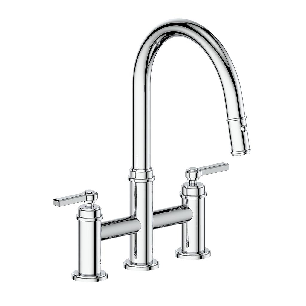 Vogt Zehn Bridge Kitchen Faucet - Lever Handle (Z1) / Chrome