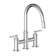 Vogt Zehn Bridge Kitchen Faucet - Lever Handle (Z1) / Chrome