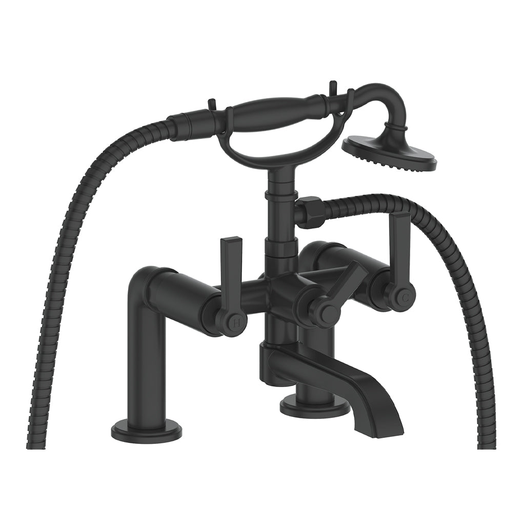 Vogt Zehn Deck Mount Tub Filler - Lever Handle (Z1) / Matte Black