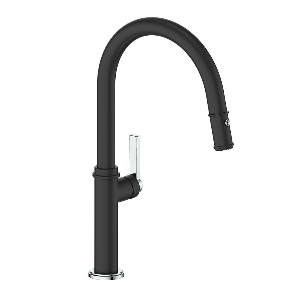 Vogt Zehn Kitchen Faucet - Chrome/Matte Black