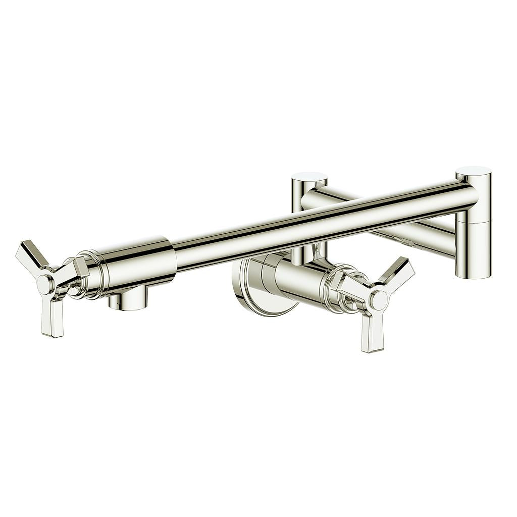 Vogt Zehn Pot Filler - 3-Spoke Handle (Z3) / Polished Nickel