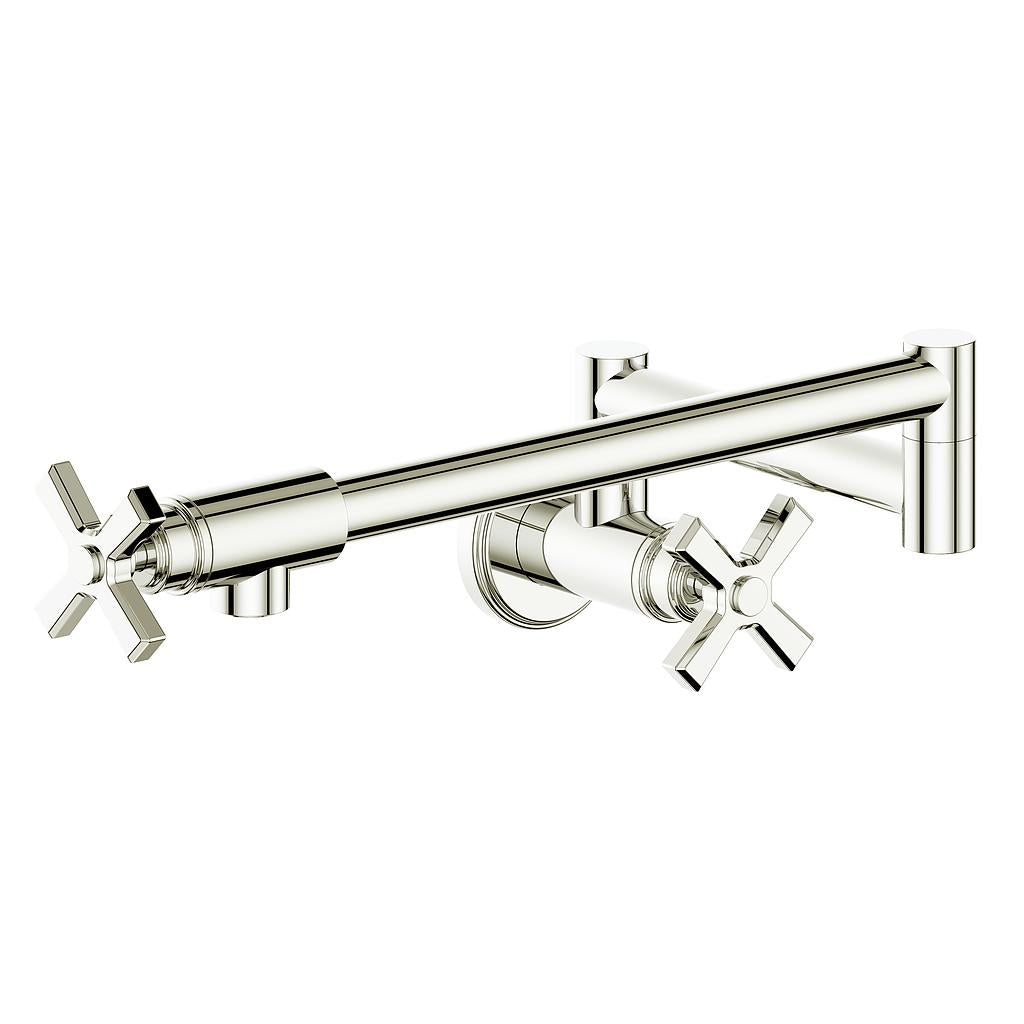 Vogt Zehn Pot Filler - 4-Spoke Handle (Z4) / Polished Nickel