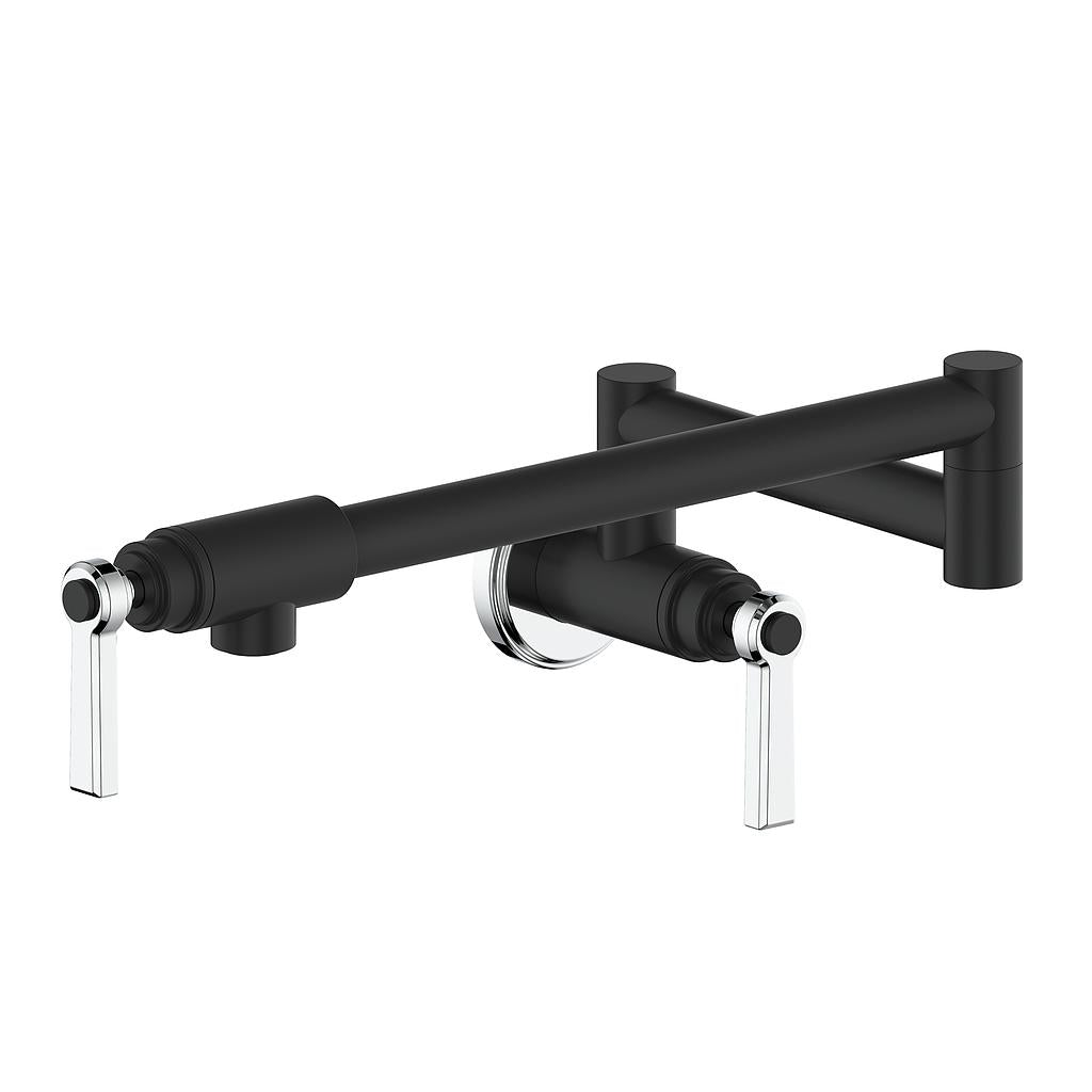 Vogt Zehn Pot Filler - Lever Handle (Z1) / Chrome/Matte Black