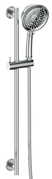 Vogt Zehn Sliding Shower Bar with Hand Shower - Chrome