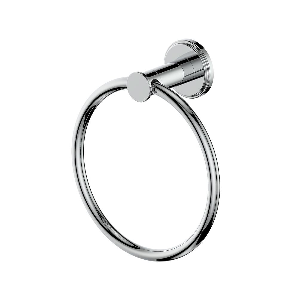 Vogt Zehn Towel Ring - Chrome