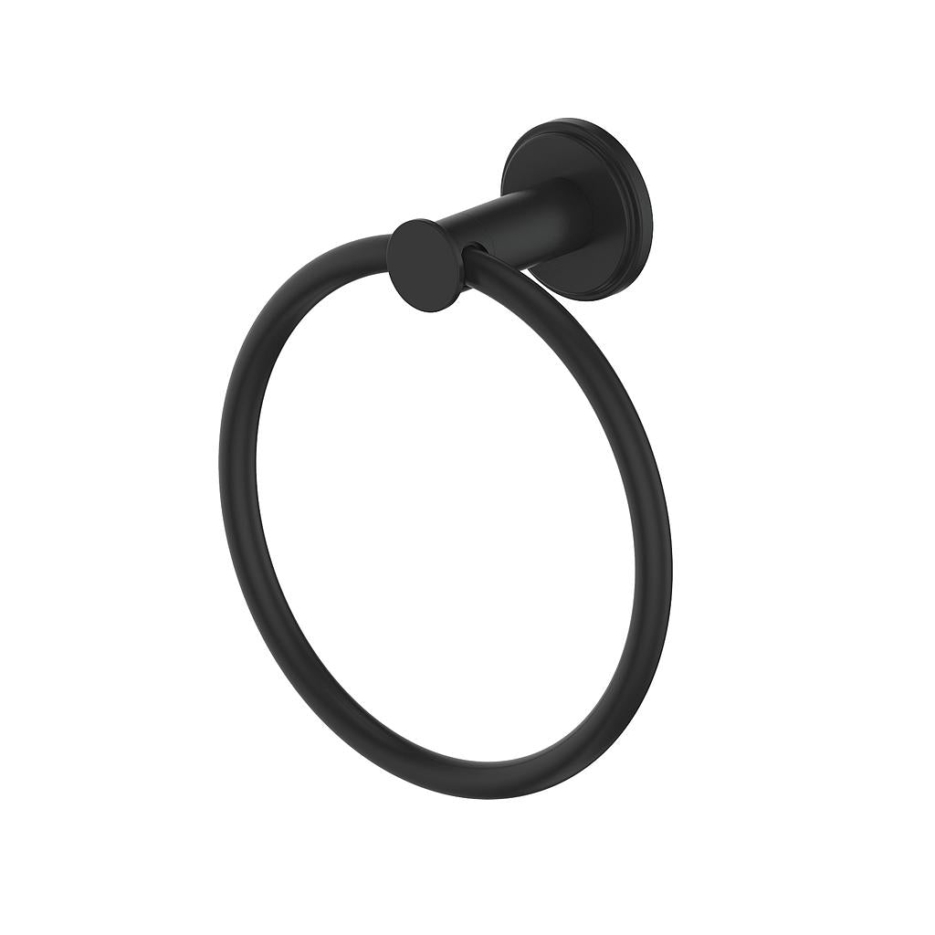 Vogt Zehn Towel Ring - Matte Black