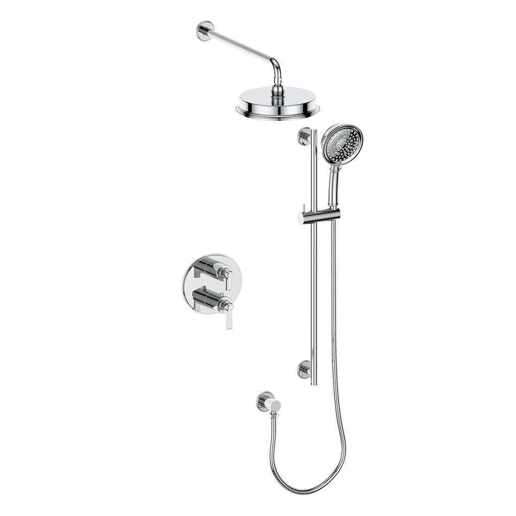 Vogt Zehn Trim for 2-Way TH Shower Kit - Lever Handle (Z1) / Chrome