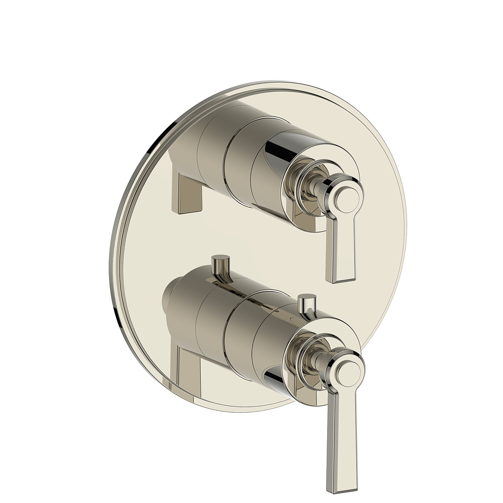 Vogt Zehn Trim for 2-Way TH Valve - Lever Handle (Z1) / Polished Nickel