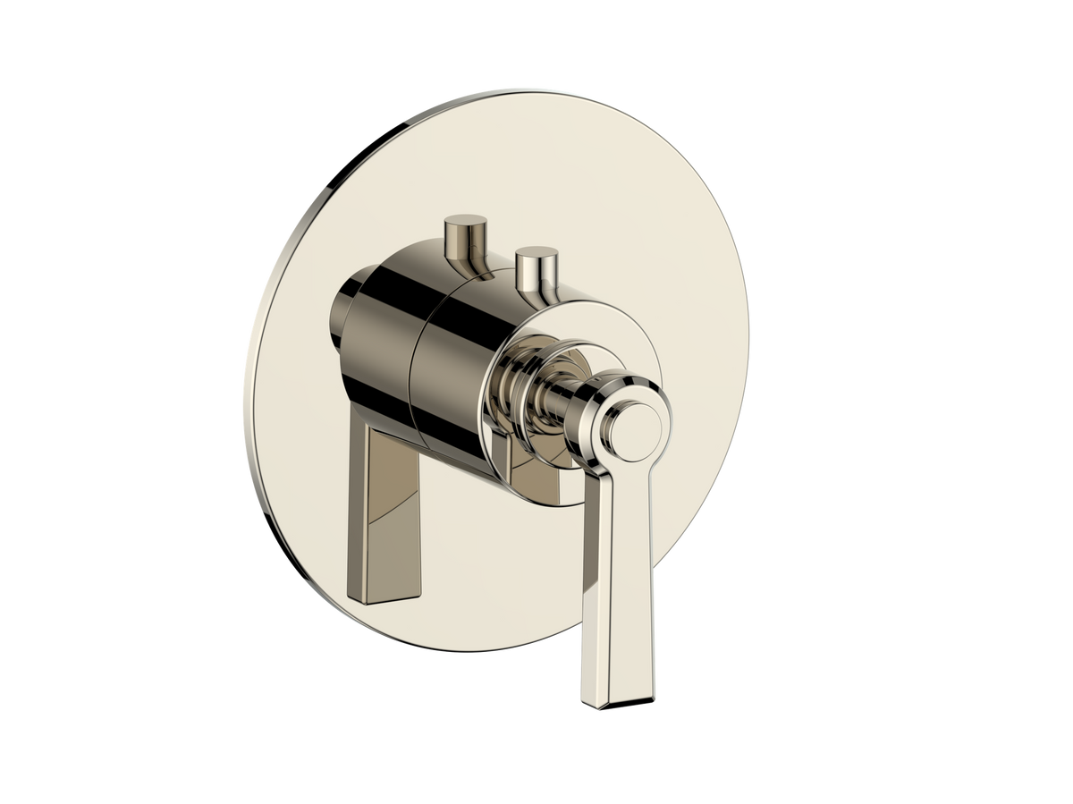 Vogt Zehn Trim for 3/4" High-Flow TH Valve - Lever Handle (Z1) / Polished Nickel