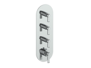 Vogt Zehn Trim for 3/4" High-Flow TH Valve with 3 Stops - Lever Handle (Z1) / Chrome