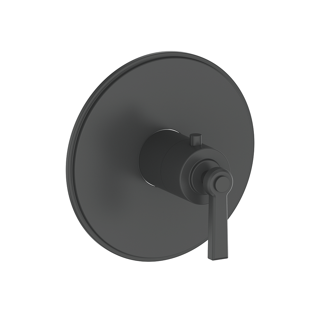 Vogt Zehn Trim for 3/4" TH Valve - Lever Handle (Z1) / Matte Black