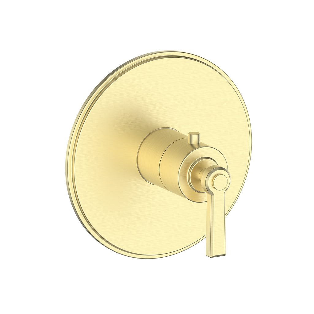 Vogt Zehn Trim for 3/4" TH Valve - Lever Handle (Z1) / Brushed Gold
