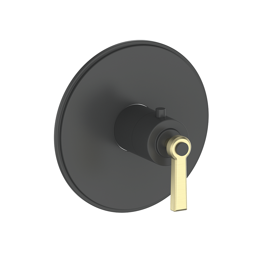 Vogt Zehn Trim for 3/4" TH Valve - Lever Handle (Z1) / Brushed Gold/Matte Black