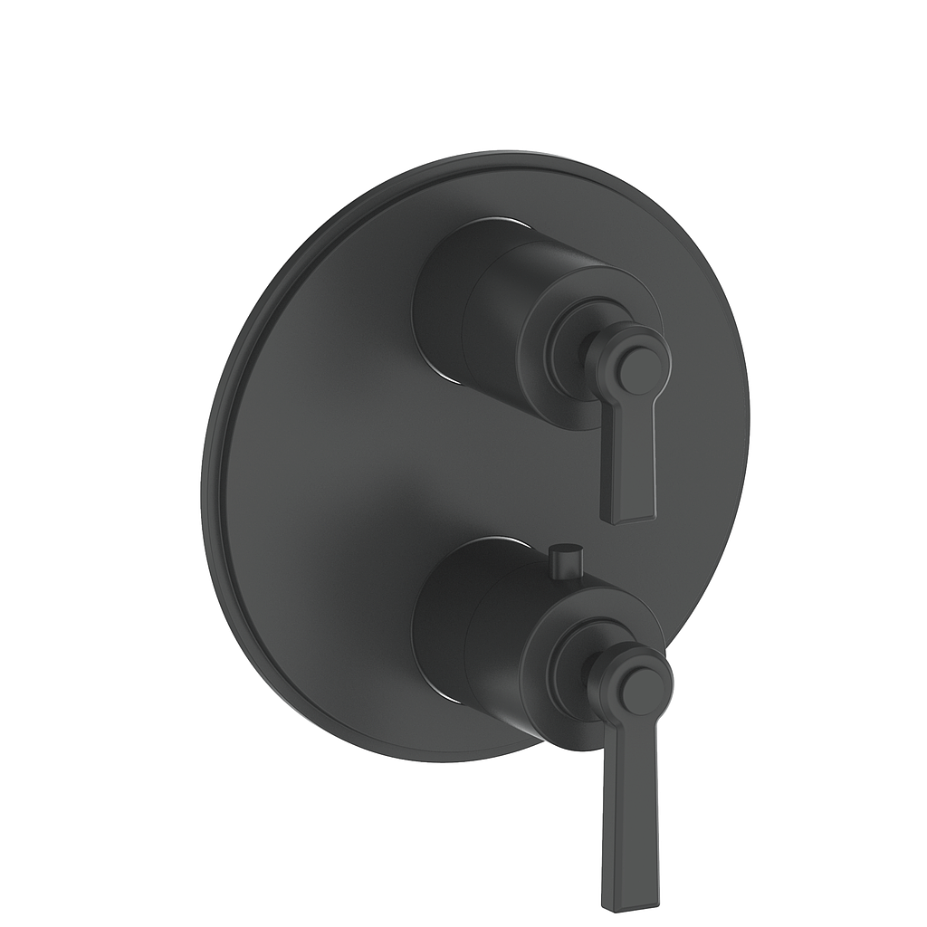 Vogt Zehn Trim for 3-Way TH Valve - Lever Handle (Z1) / Matte Black