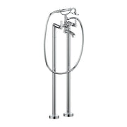 Vogt Zehn Trim for Floor Mount Tub Filler - Lever Handle (Z1) / Chrome