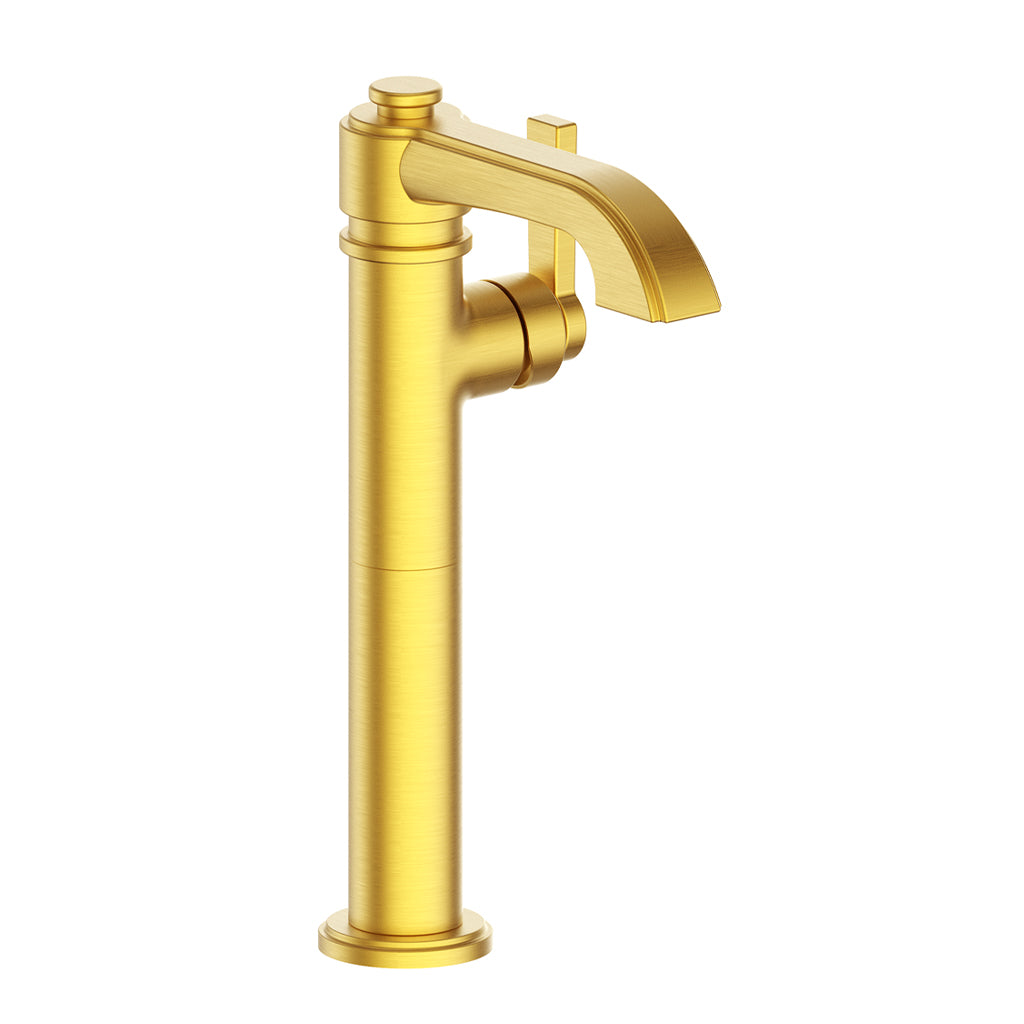 Vogt Zehn Vessel Sink Lavatory Faucet - Brushed Gold