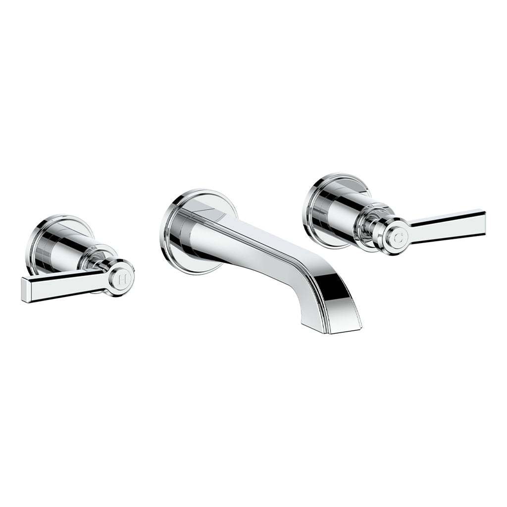 Vogt Zehn Wall Mount Lavatory Faucet - Lever Handle (Z1) / Chrome
