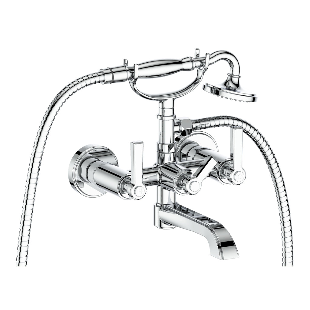 Vogt Zehn Wall Mount Tub Filler - Lever Handle (Z1) / Chrome