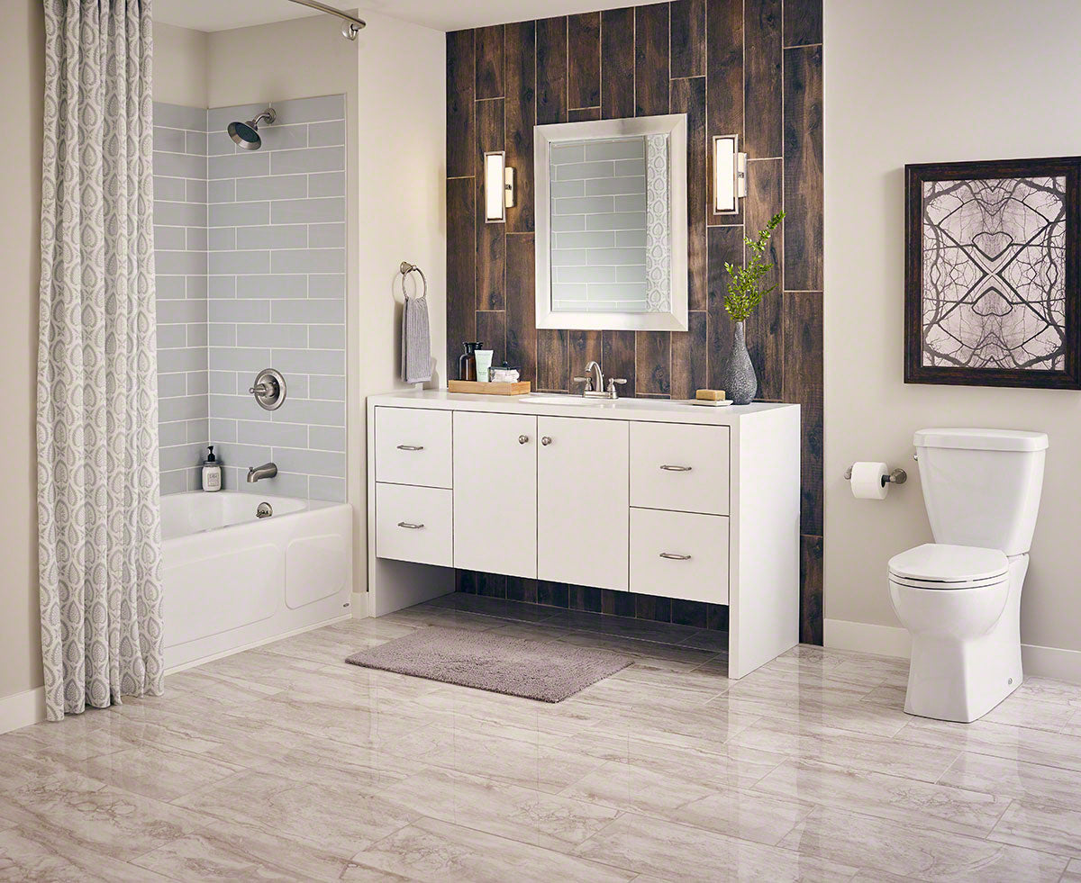 MSI Palmetto Walnut 6 x 36 Matte Porcelain tile (NPALWAL6X36) – MSI room scene