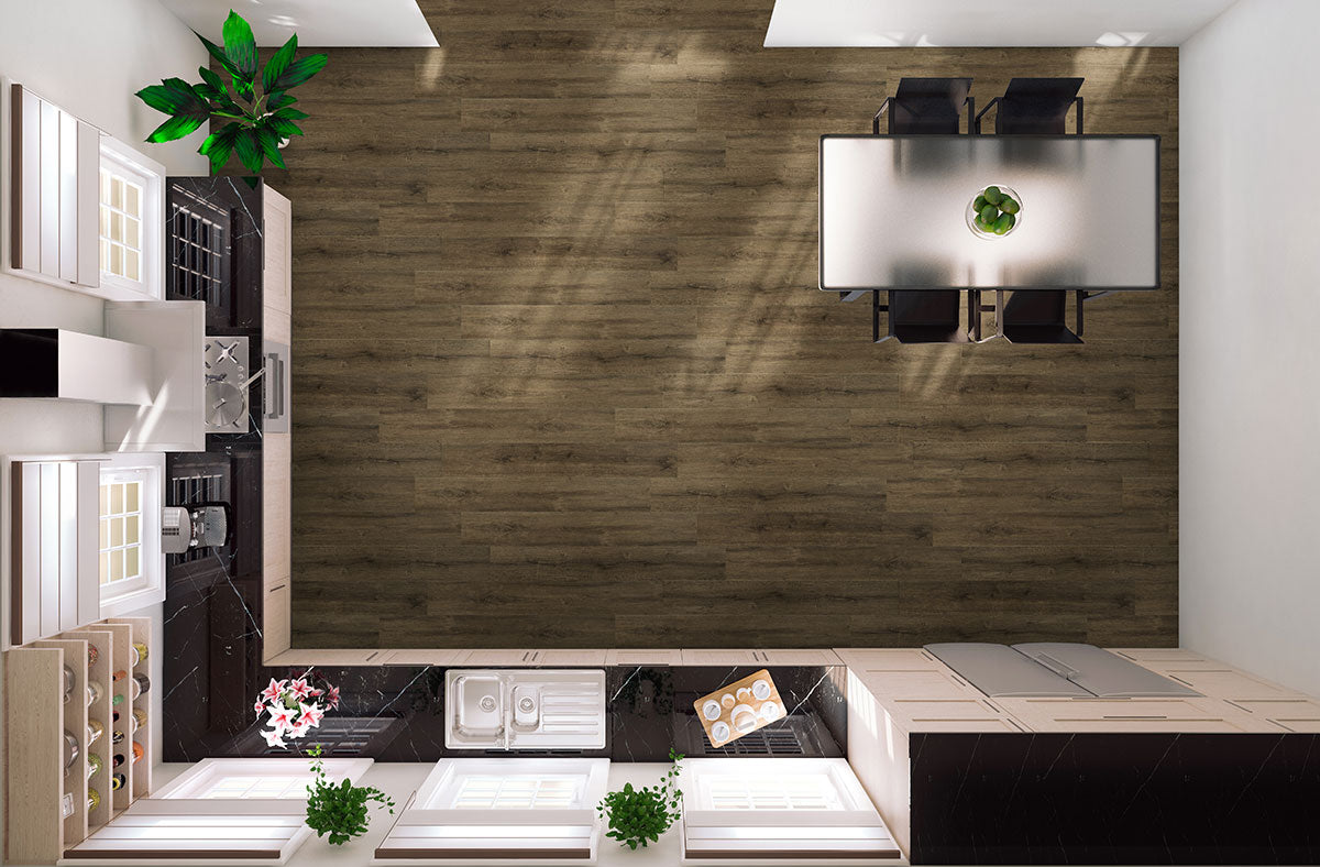 MSI Cyrus Walnut Waves luxury vinyl plank 7 x 48 (VTRWALWAV7X48-5MM-12MIL)