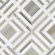 MSI Wellington Pattern Polished Marble mosaic (SMOT-WELLIN-POL8MM) – MSI product image