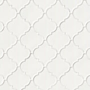 MSI Whisper White Arabesque Glossy Ceramic mosaic (SMOT-PT-WW-ARABESQ) – MSI product image