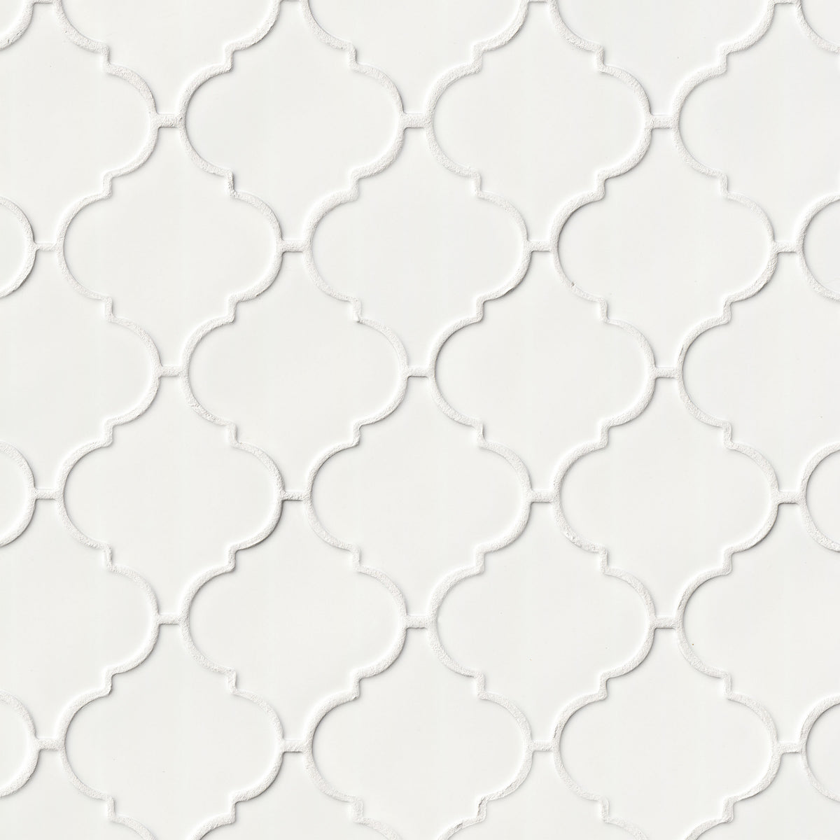 MSI Whisper White Arabesque Glossy Ceramic mosaic (SMOT-PT-WW-ARABESQ) – MSI product image