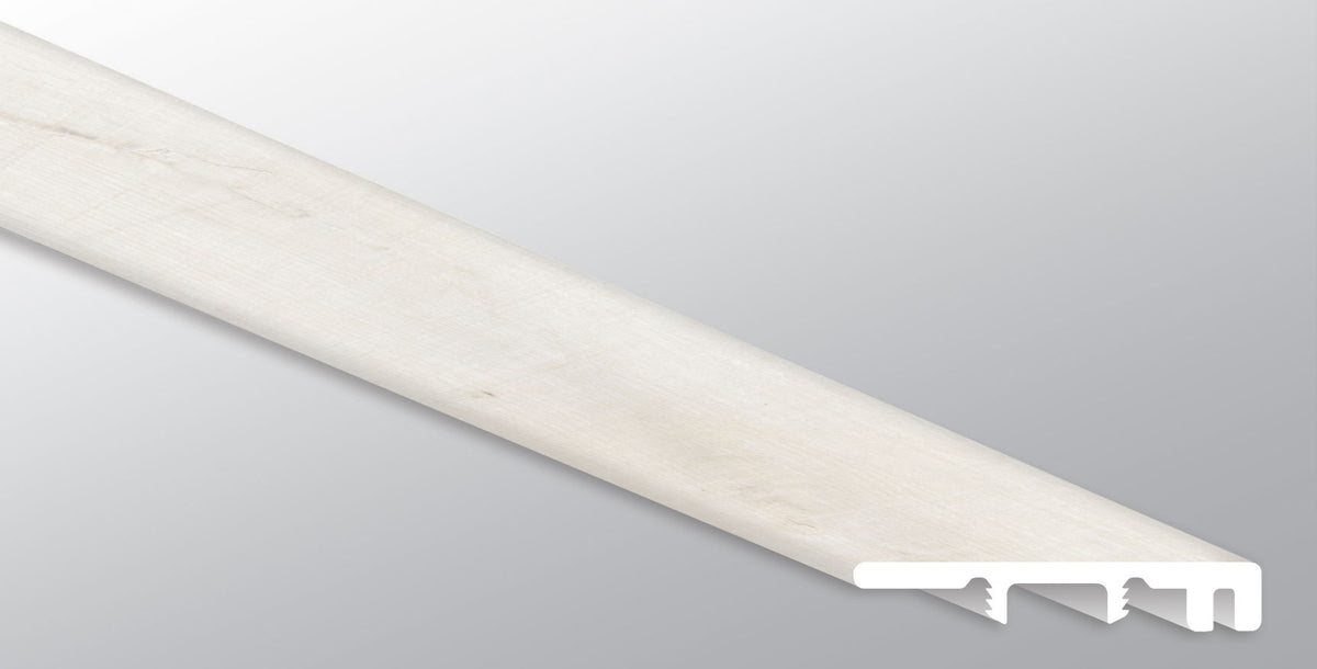 MSI Whitby White luxury vinyl end cap (VTTWHIWHI-EC)