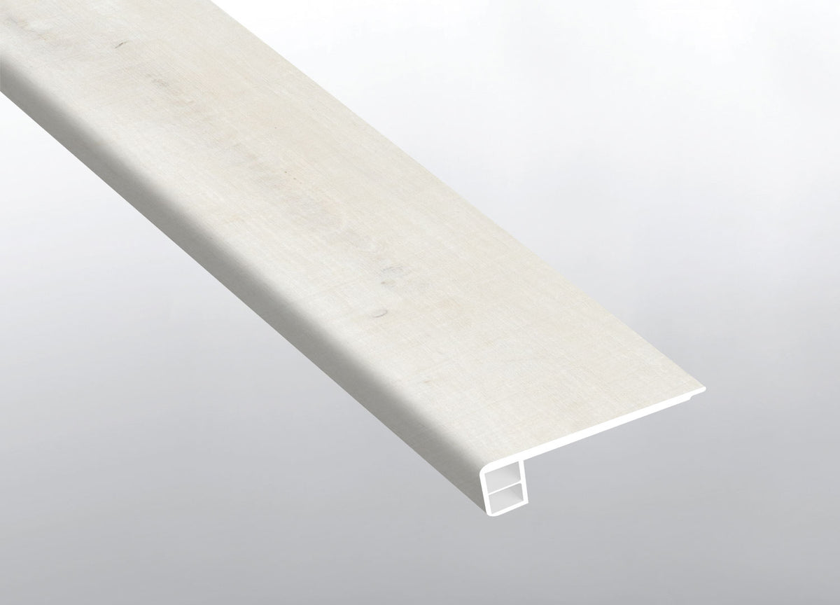 MSI Whitby White luxury vinyl flush stair nose eased edge (VTTWHIWHI-FSN-EE)