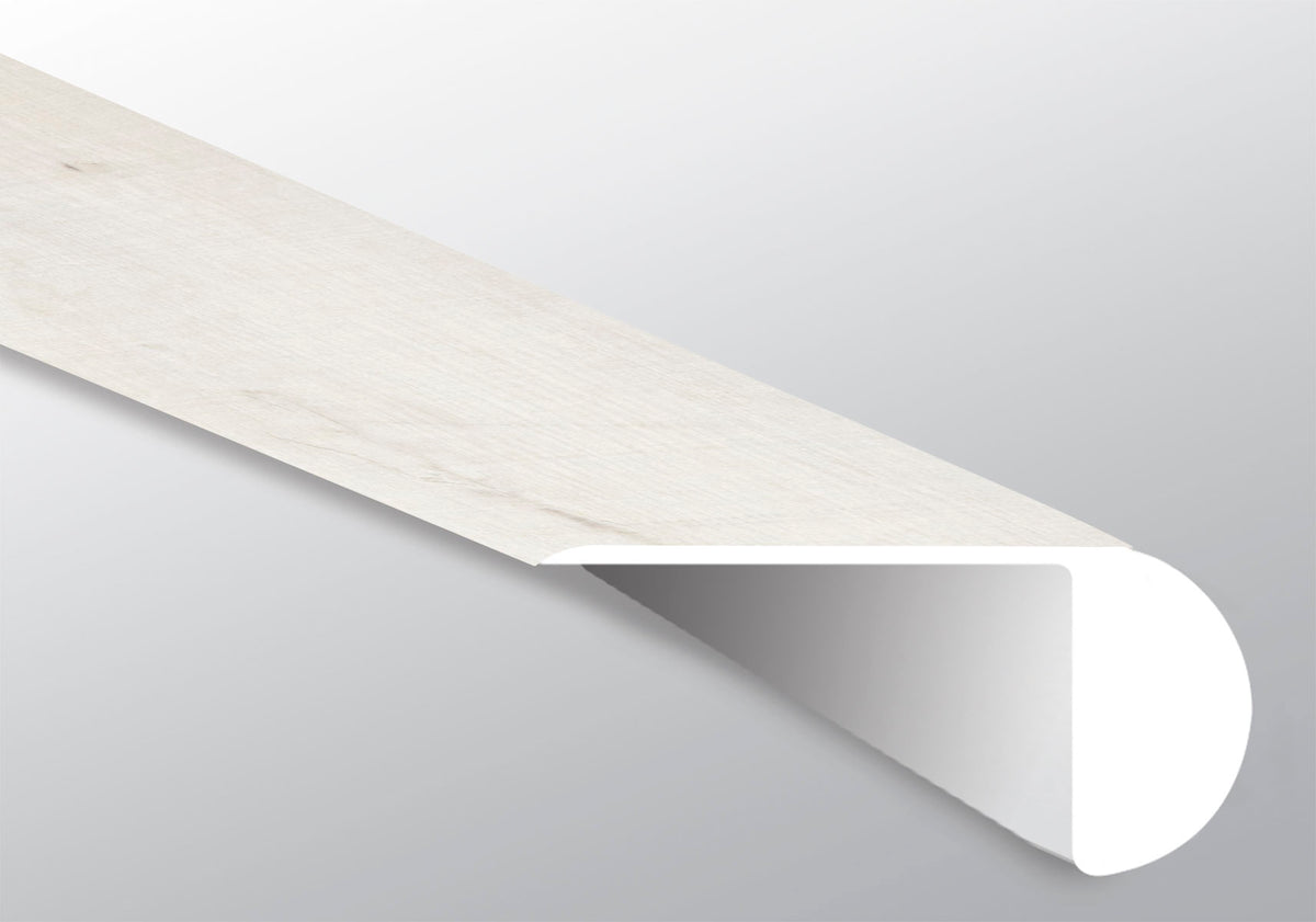 MSI Whitby White luxury vinyl overlapping stair nose (VTTWHIWHI-OSN)