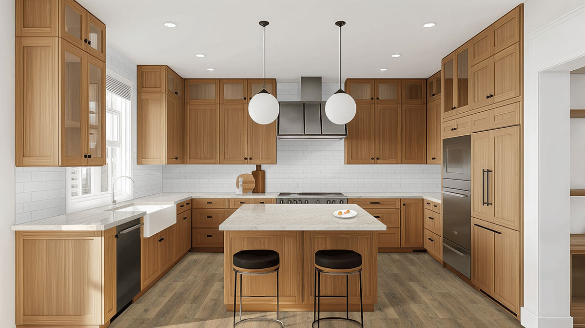 MSI Metro White 3 x 6 Glossy Porcelain tile (NMETWHI3X6G) – MSI room scene (kitchen)