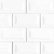 MSI Inverted Bevel White 3 x 6 Glossy Ceramic tile (NWHIGLO3X6INVBEV-N) – MSI product image