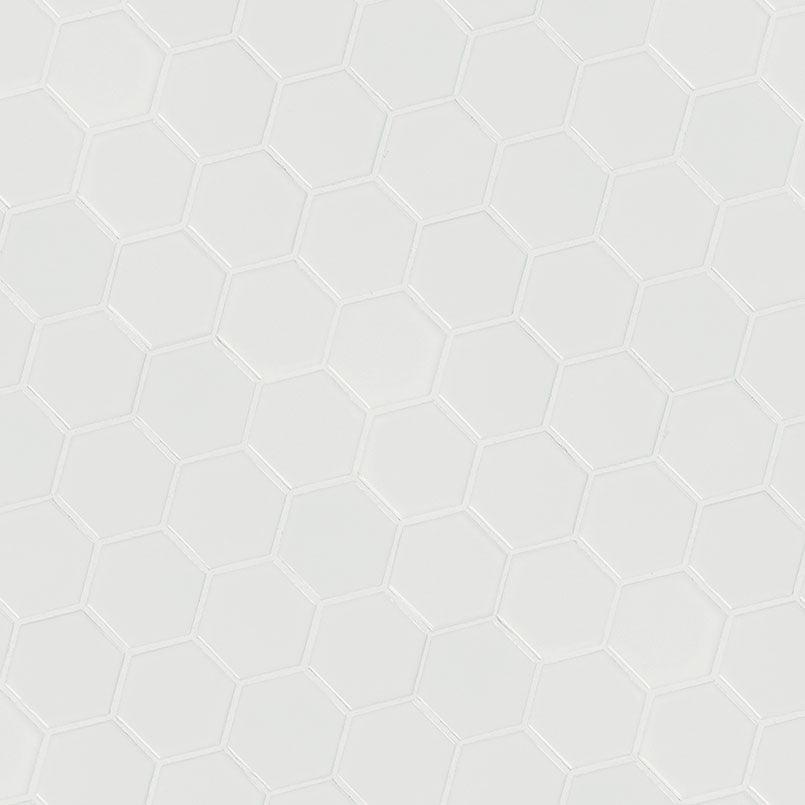 MSI Retro Hexo Bianco 2 x 2 Matte Porcelain mosaic (SMOT-PT-RETBIA-2HEX) – MSI product image