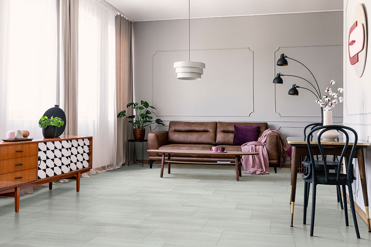 MSI Trecento White Ocean luxury vinyl plank 12 x 24 (VTRWHIOCE12X24-5MM-12MIL)