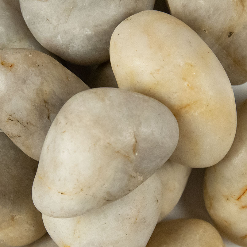 MSI White Polished pebbles (LPEBMWHI5POL40)