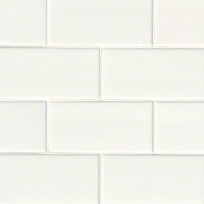 MSI White 3 x 6 Glossy Ceramic tile (NWHIGLO3X6-N) – MSI product image