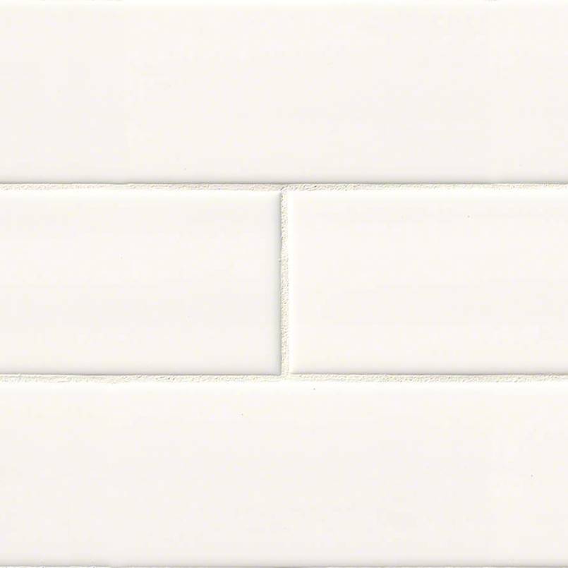 MSI White 4 x 16 Glossy Ceramic tile (NWHIGLO4X16-N) – MSI product image