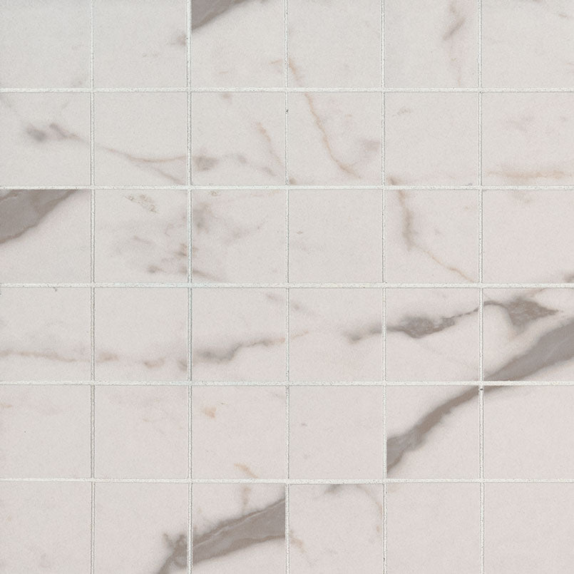 MSI White Vena 2 x 2 Matte Ceramic mosaic (NWHIVEN2X2) – MSI product image