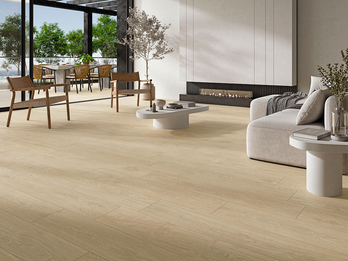 MSI Whitehill Beckleywood 9 x 48 Matte Porcelain tile (NWHIBEC9X48) – MSI room scene (living room)