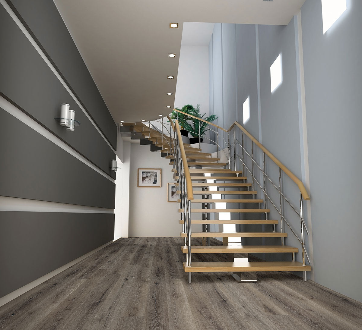 MSI Wilmont Charcoal Oak luxury vinyl plank 7 x 48 (VTGCHAOAK7X48-2.5MM-20MIL)
